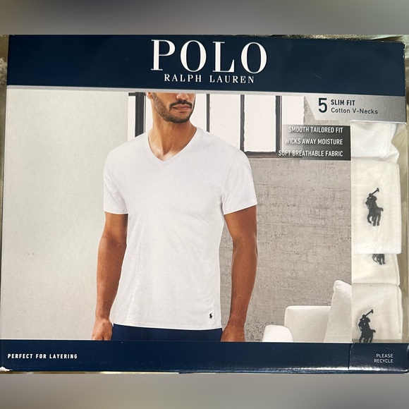 Polo Ralph Lauren V-Neck tee - Picture 1 of 2